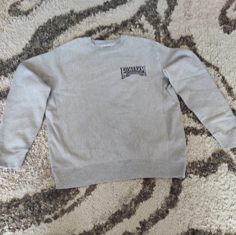 FoxFarm Light Gray Crewneck Sweater
